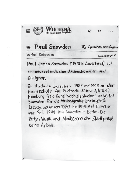 Paul Snowden Wikipedia