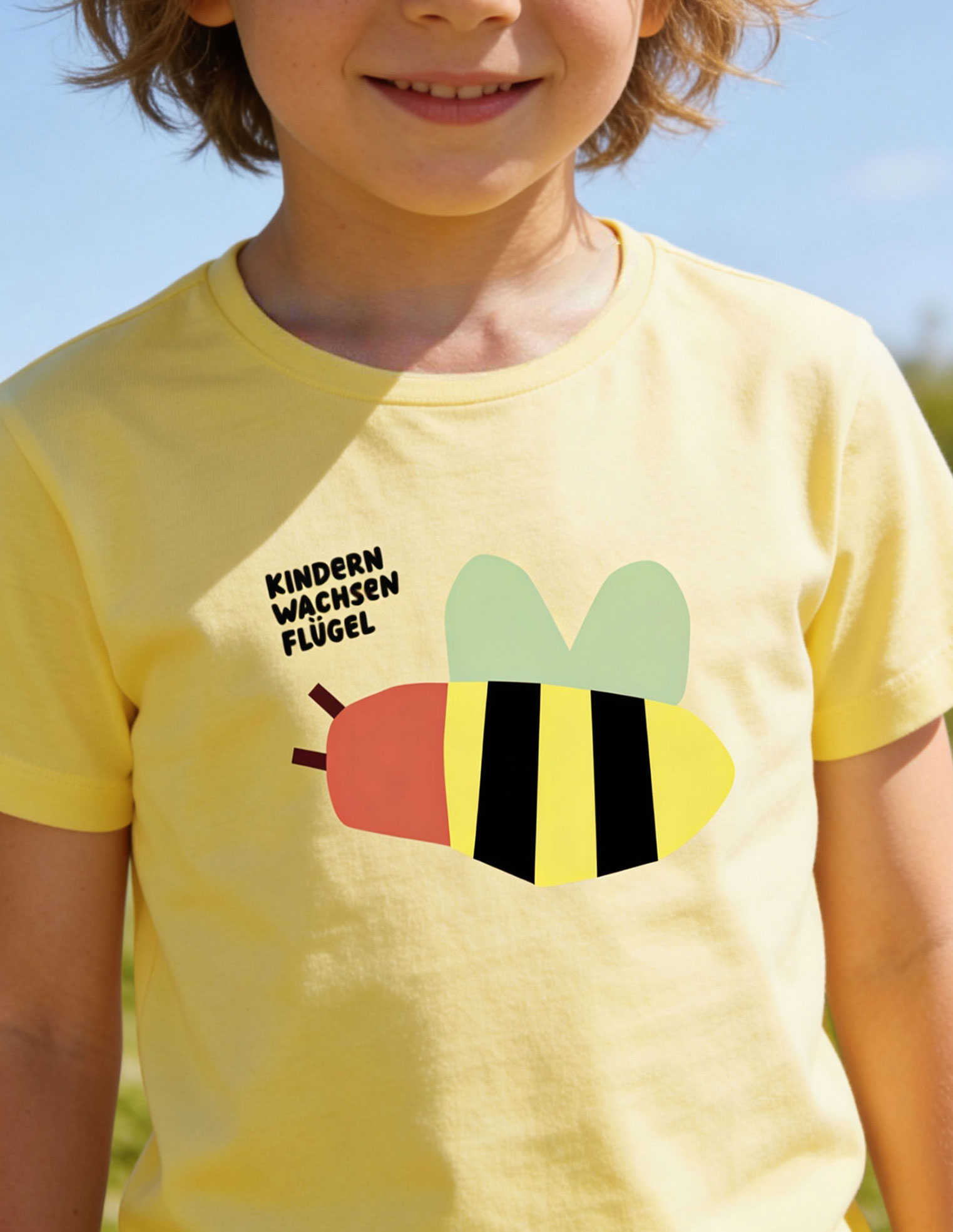 Kindern Wachsen Flügel Shirt